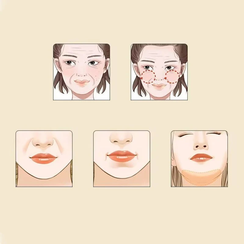 V-Line Face Lifting Band | Chin & Cheek Contouring Wrap Face Lifting Band QXL
