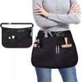 Versatile Waist Apron | 5 Pockets, Water-Resistant Tool Pouch Waist Apron QXL Black