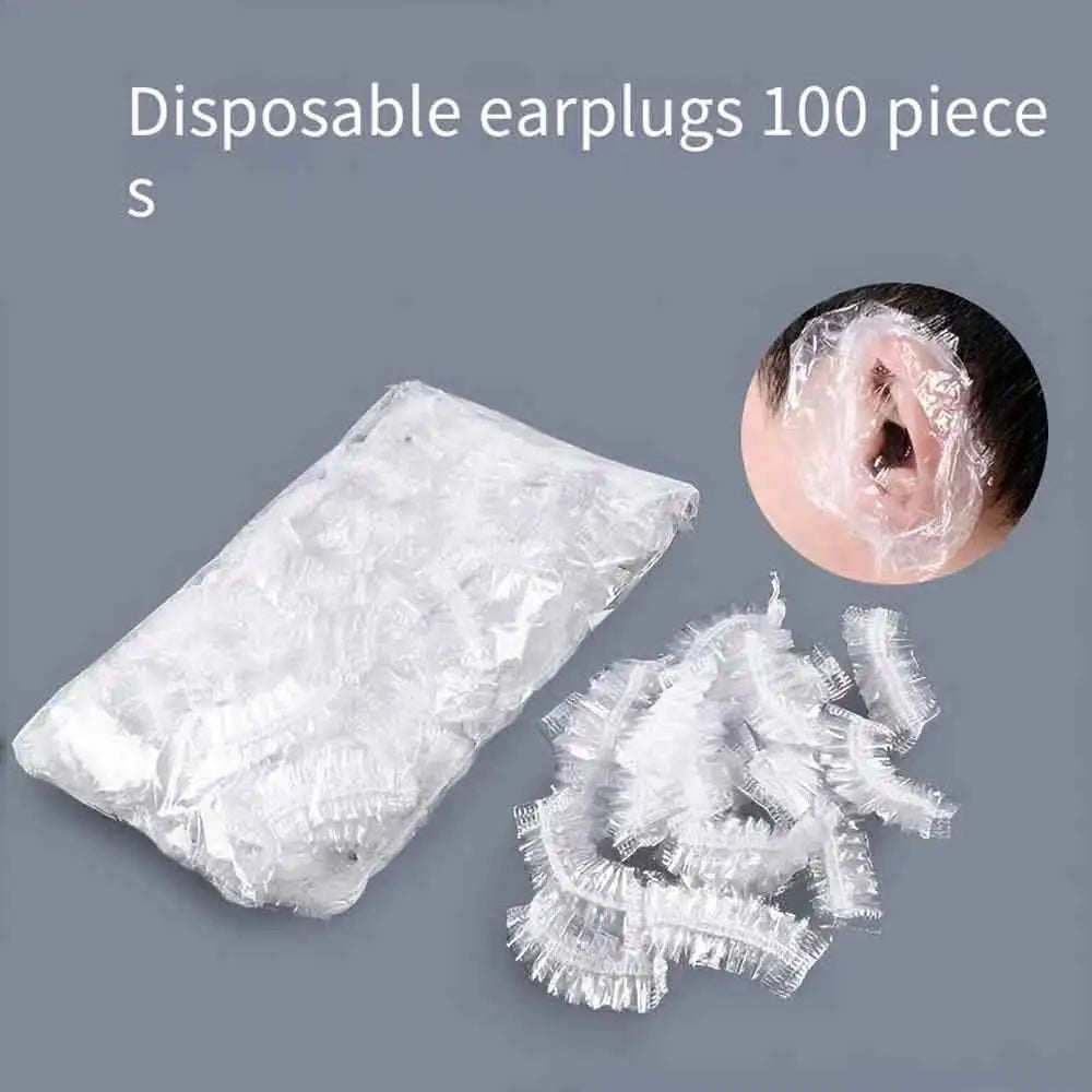 Disposable Transparent Ear Covers for Salon | 100/200/500 Pack Disposable Ear Covers QXL