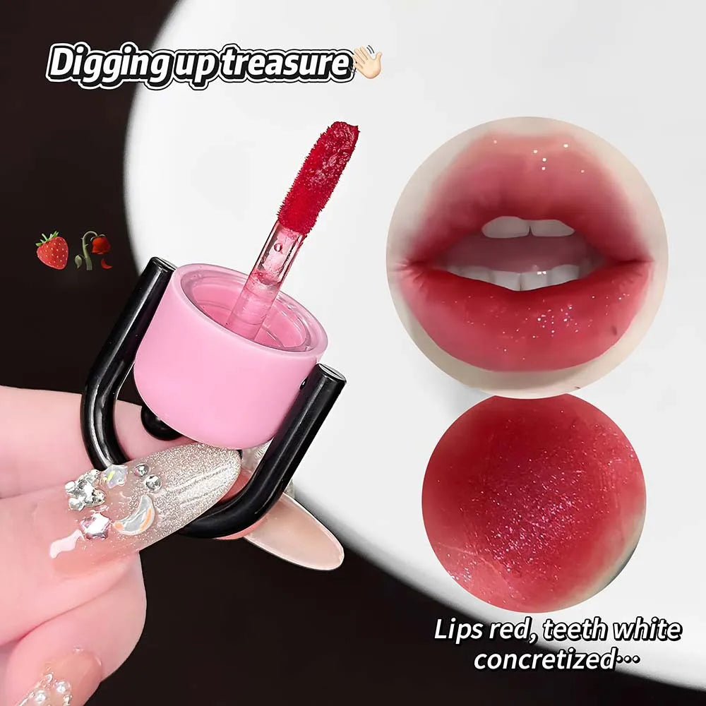Velvet Mist Silky Lip Mud | Matte Shimmer Lip Gloss 6 Shades Lip Mud Gloss QXL