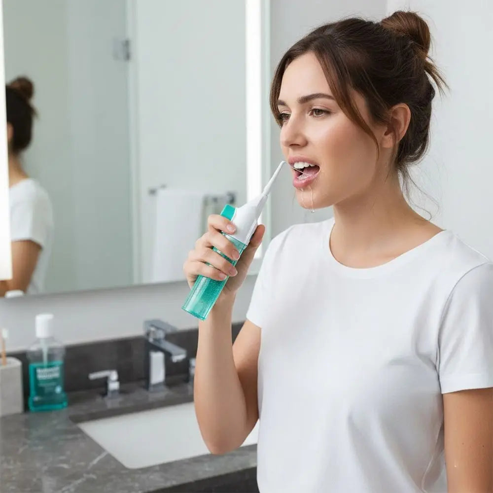 Portable Manual Water Flosser | High-Pressure Oral Irrigator Water Flosser QXL