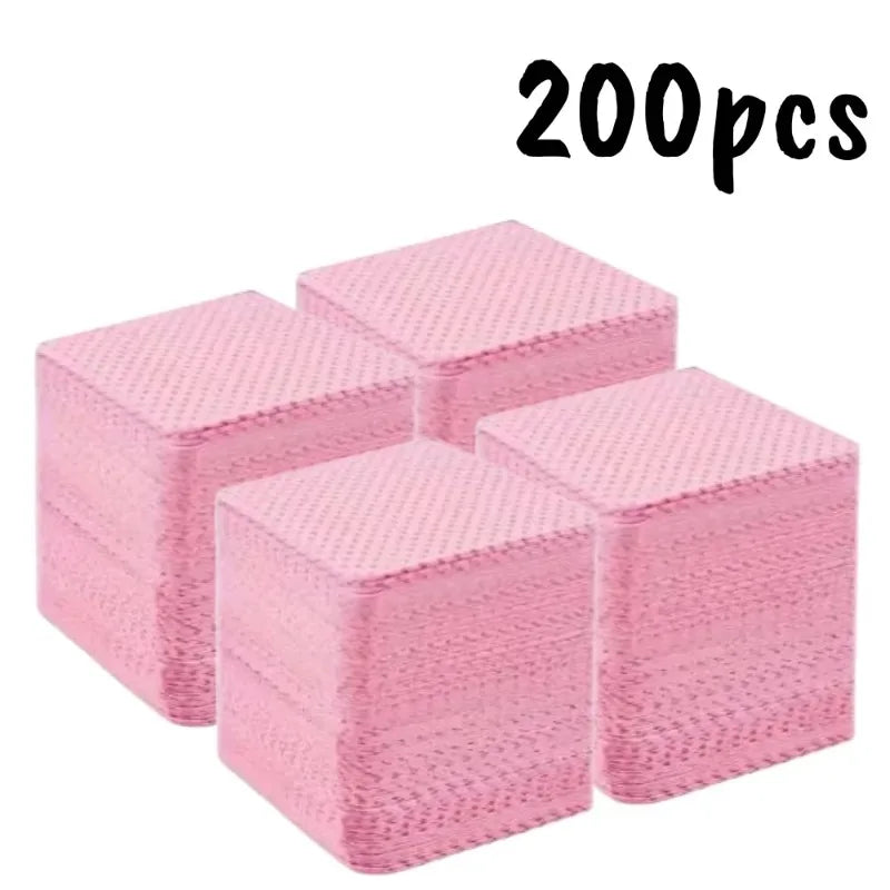 Lint-Free Gel Nail Polish Remover Pads 20–600 Pcs + Pump Bottle Nail Remover Wipes QXL
