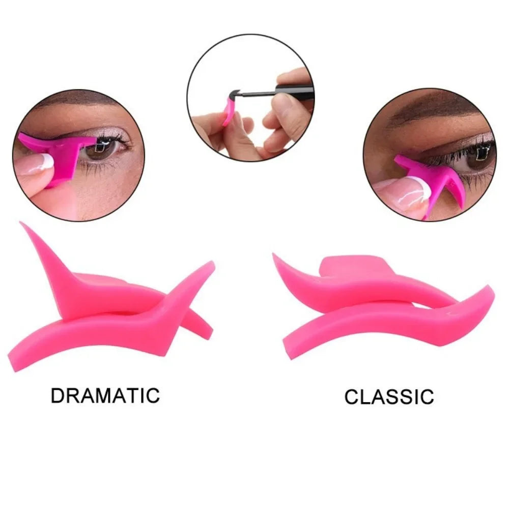 Cat Eye Eyeliner Stamp & Wing Stencil Tool | 1 Pair Eyeliner Stamp Tool QXL