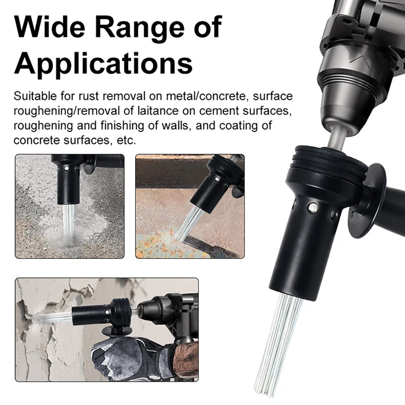 SDS Needle Scaler Attachment – Rust & Surface Prep Tool Needle Scaler Attachment QXL