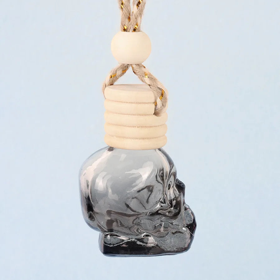 8ml Skull Glass Perfume Bottle | Car Pendant Diffuser Perfume Diffuser Bottle QXL