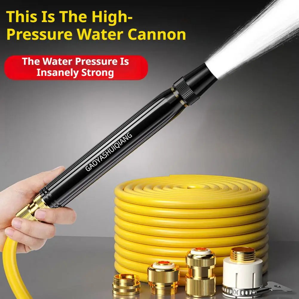 Adjustable High-Pressure Metal Garden Hose Spray Gun Nozzle Garden Spray Gun QXL