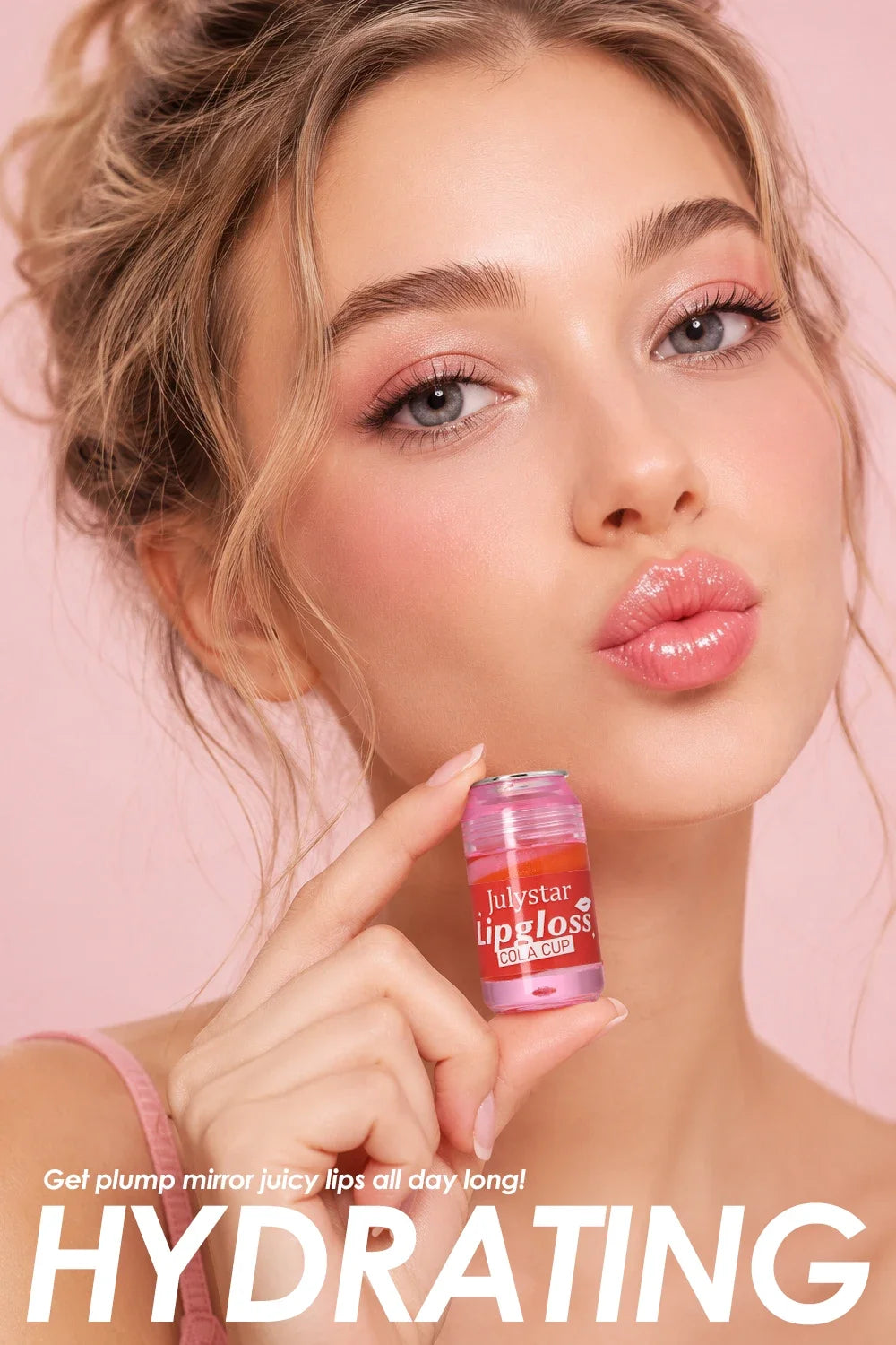 Julystar 6-Pack Shimmer Lip Gloss | Buildable Tint, Mini Can Set Shimmer Lip Gloss Set QXL