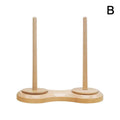 Rotatable Wooden Yarn Holder & Thread Spool Rack | Crochet Yarn Holder Rack QXL B