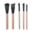 5-Piece Makeup Brush Set | Blush, Foundation & Eyeliner Makeup Brush Set QXL 5 pack pink