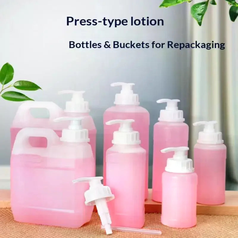 HDPE Refillable Pump Dispenser Bottle 250mL–2L | Lotion & Soap Pump Dispenser Bottle QXL
