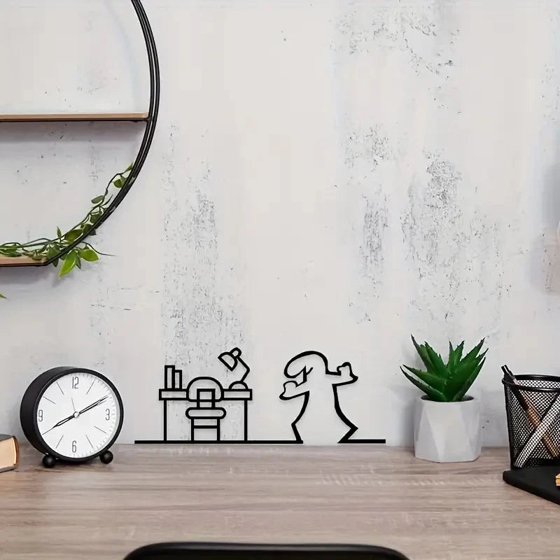 La Linea Minimalist Cartoon Wall & Door Stickers | Home Decor Wall & Door Sticker QXL