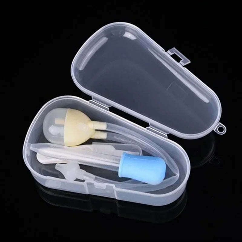 Baby Nasal Aspirator Set – Nose Cleaner, Tweezer & Dropper Baby Nasal Aspirator QXL