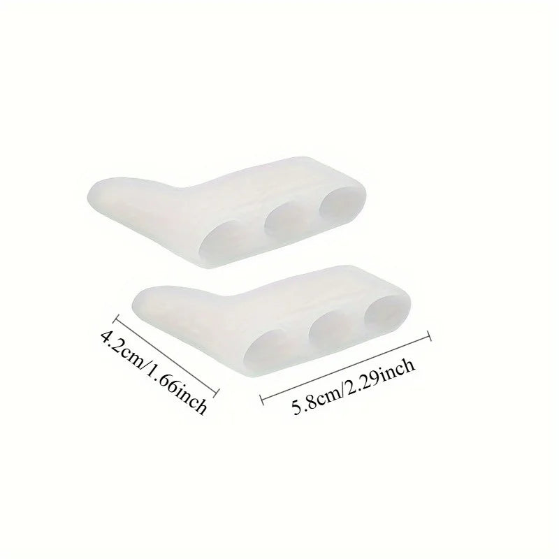 3-Hole Toe Separator & Protector | Overlapping Toe Cushion Toe Separator QXL