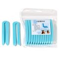 12-Pack U-Shaped Heat Insulation Perm Clips for Salon Curling Perm Hair Clips QXL 12pcs