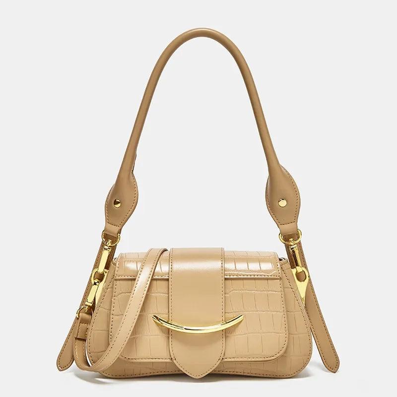 Luxury Leather Diaper Bag | Large Crossbody Tote for Women Diaper Tote Bag QXL