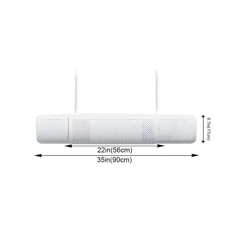 Wall-Mounted AC Wind Deflector | Honeycomb Air Baffle AC Wind Deflector QXL