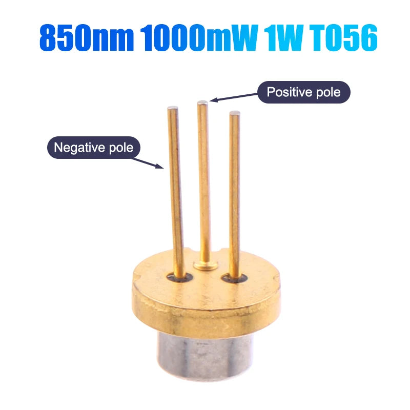 850nm 1W IR Laser Diode TO56 5.6mm | High Power Semiconductor LD IR Laser Diode QXL
