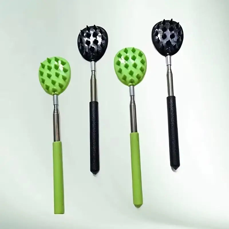 Extendable Cactus Back Scratcher | Retractable, Dual Spikes Back Scratcher QXL