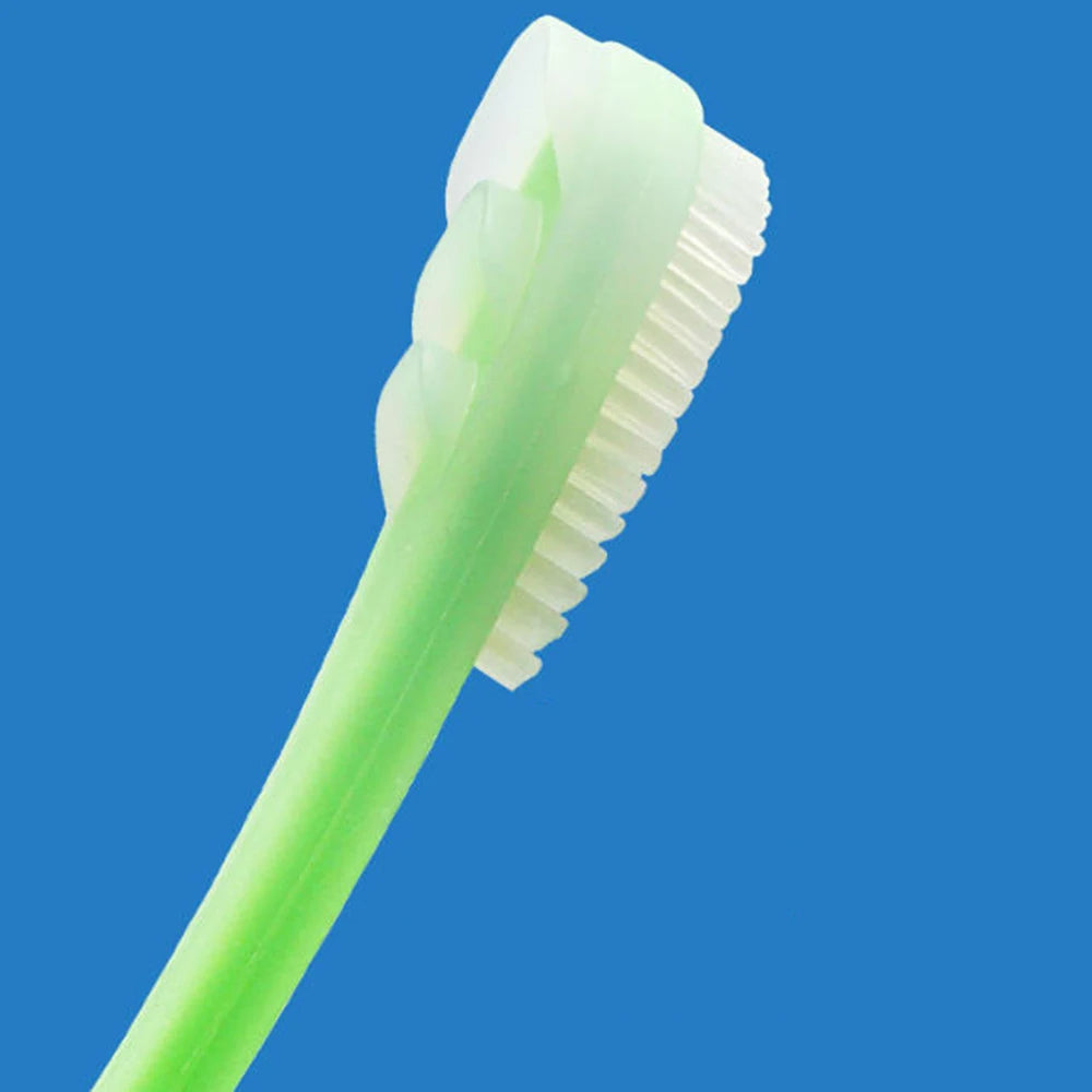 vvocci Double-Sided Silicone Tongue Scraper & Cleaner Tongue Scraper QXL