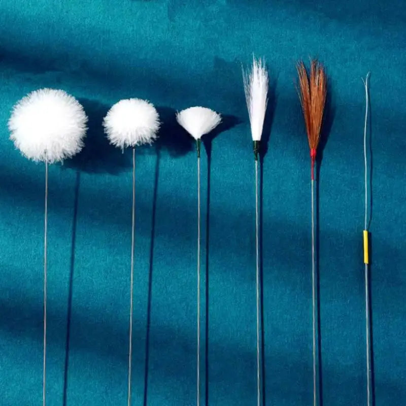 Ear Wax Removal Tool Set | Wood & Feather Ear Curette Kit Ear Cleaning Kit QXL