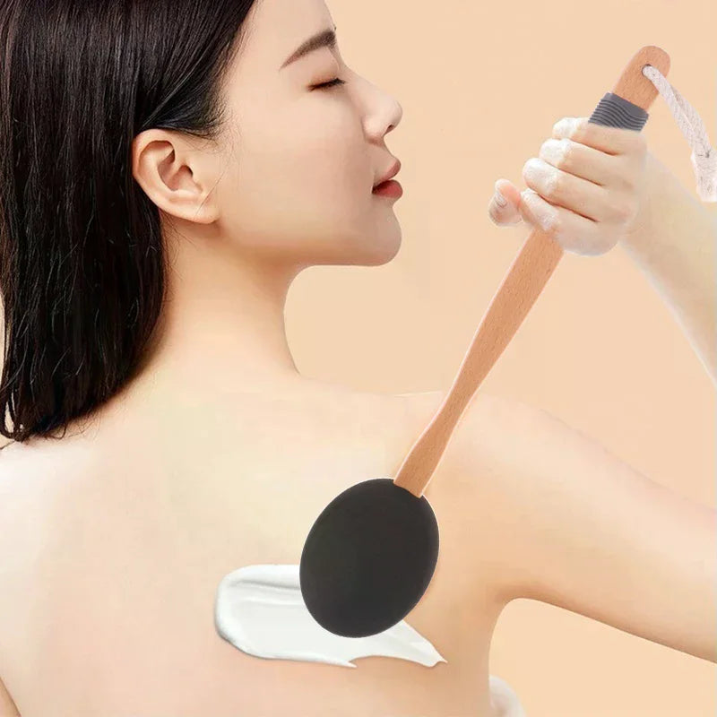Long Handle Back Lotion & Sunscreen Applicator – EVA Pad Back Lotion Applicator QXL