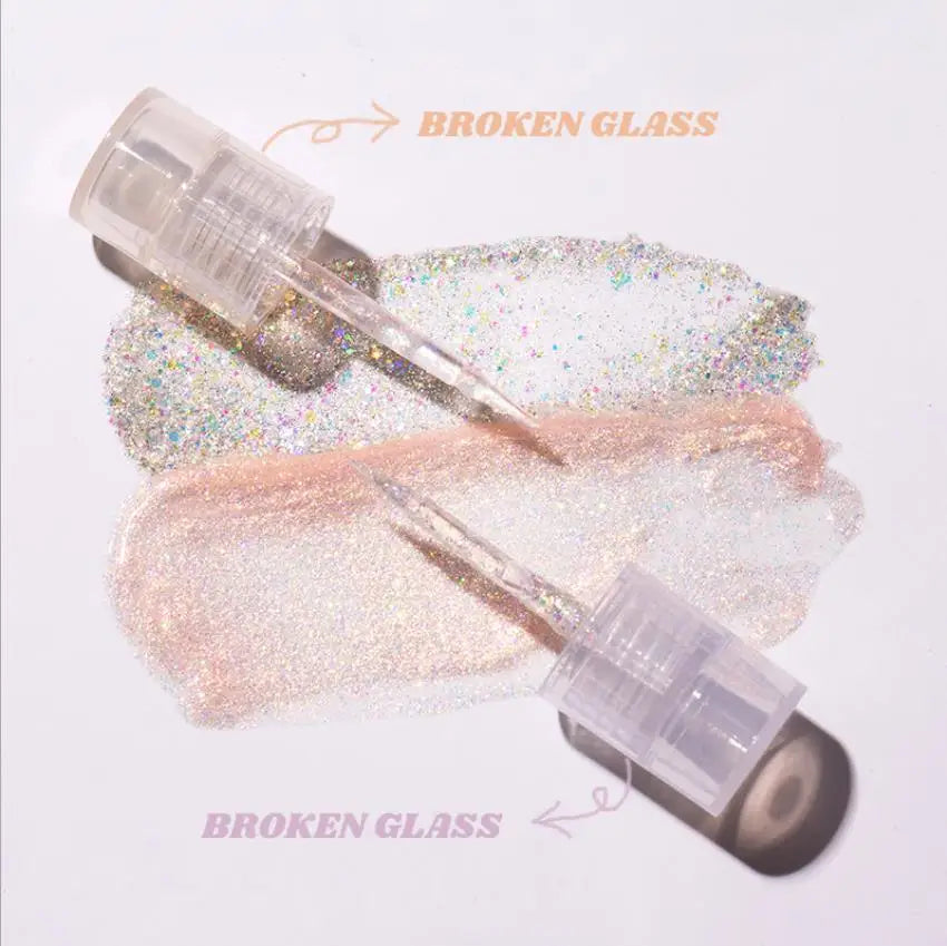 Flortte Liquid Eyeshadow Shimmer Glitter Highlighter Liquid Eyeshadow QXL