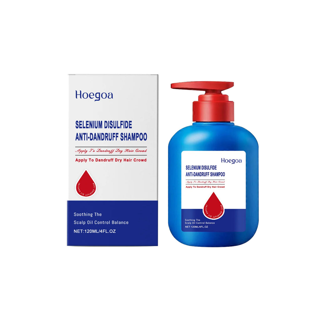 HOEGOA Selenium Sulfide Shampoo 120ml – Dandruff Control Anti-Dandruff Shampoo QXL 1pcs