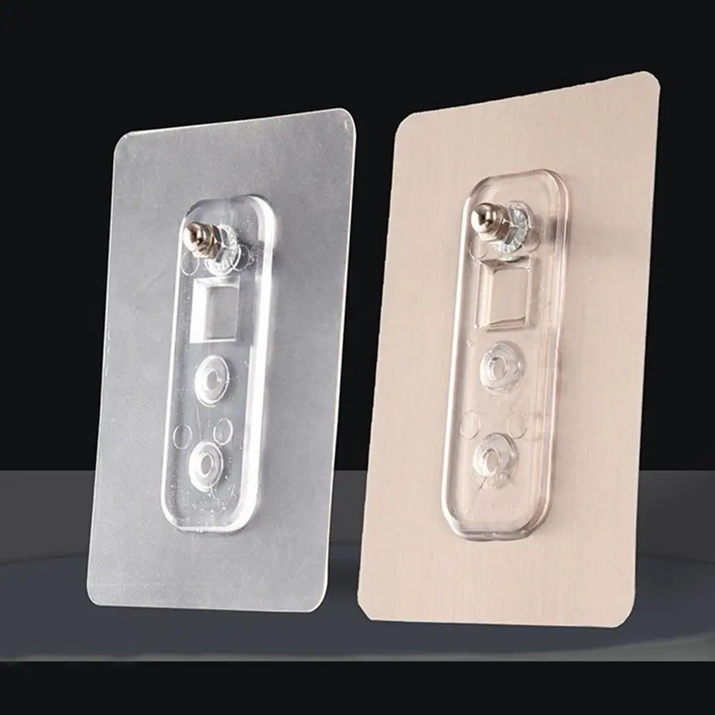 Nail-Free Adhesive Wall Hook | No-Drill Screw Sticker Hanger Adhesive Wall Hook QXL