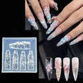 3D Hibiscus Silicone Nail Art Mold | Floral Carving Template Nail Art Mold QXL Default Title