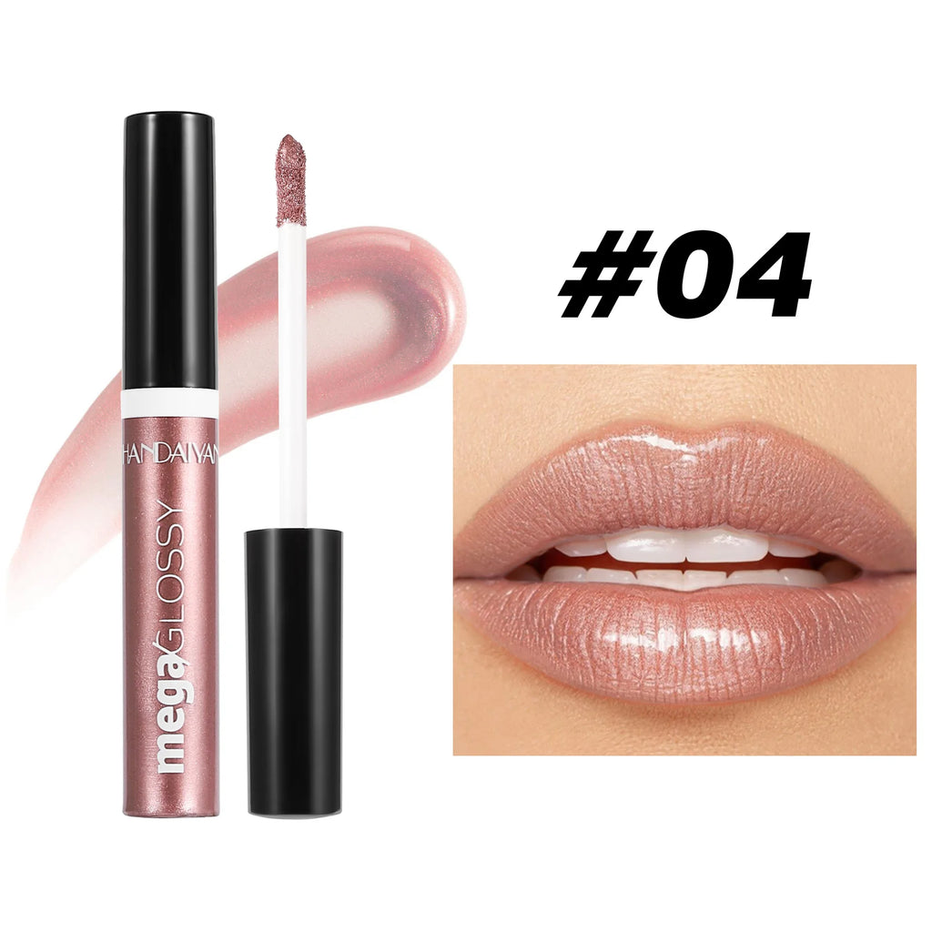 Handaiyan Mirror Shine Lip Gloss | Lip Glaze & Liquid Lipstick Lip Gloss QXL 04 6ml