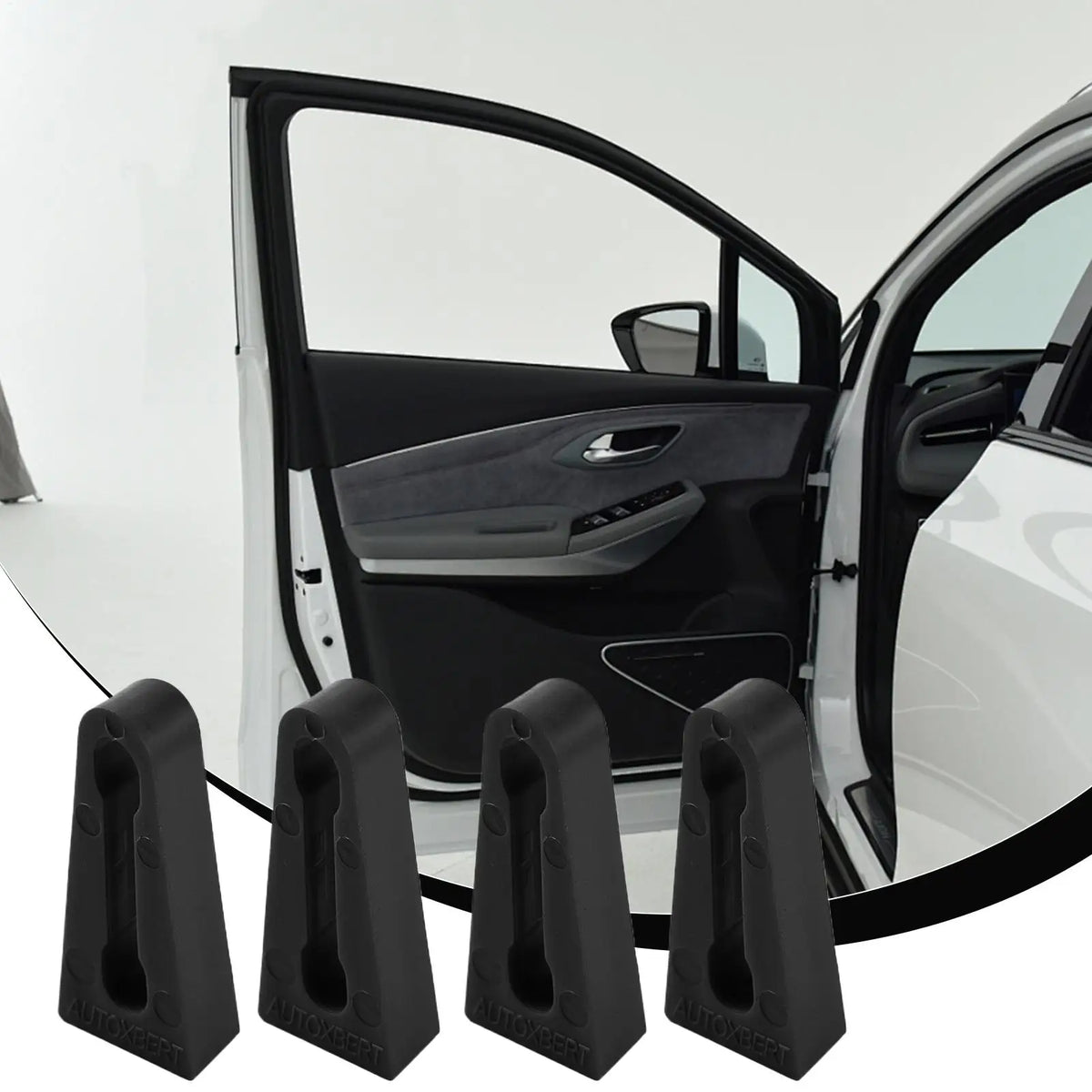 4-Pack Car Door Lock Sound Deadening Rubber Damper Cushion Car Door Damper QXL