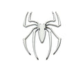 3D Metal Spider Car Sticker – Glossy Raised Emblem Decal Car Emblem Decal QXL Silver