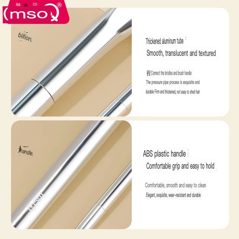 Double-Ended Concealer & Highlight Brush | Flat Triangle Tip Concealer Makeup Brush QXL