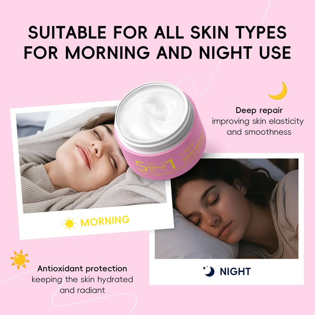 LAIKOU 5-in-1 Hydrating Face Cream 30g | Glow Up Skincare Hydrating Face Cream QXL