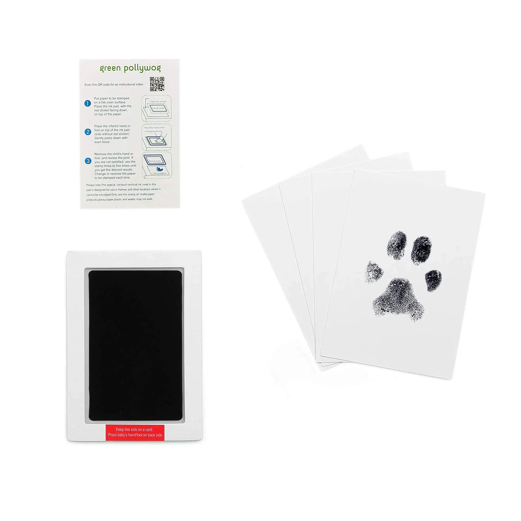Baby Hand & Footprint Ink Pad – No-Mess Keepsake Gift Baby Keepsake Ink Pad QXL