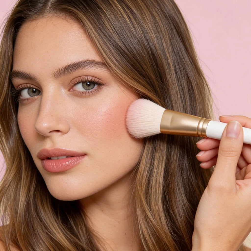 KOSSHOW Slope Contour Brush | Blush, Bronzer & Foundation Contour Makeup Brush QXL