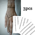 Realistic Scar Temporary Tattoo | Waterproof Semi-Permanent 15 Days Temporary Tattoo Sticker QXL 3pcs