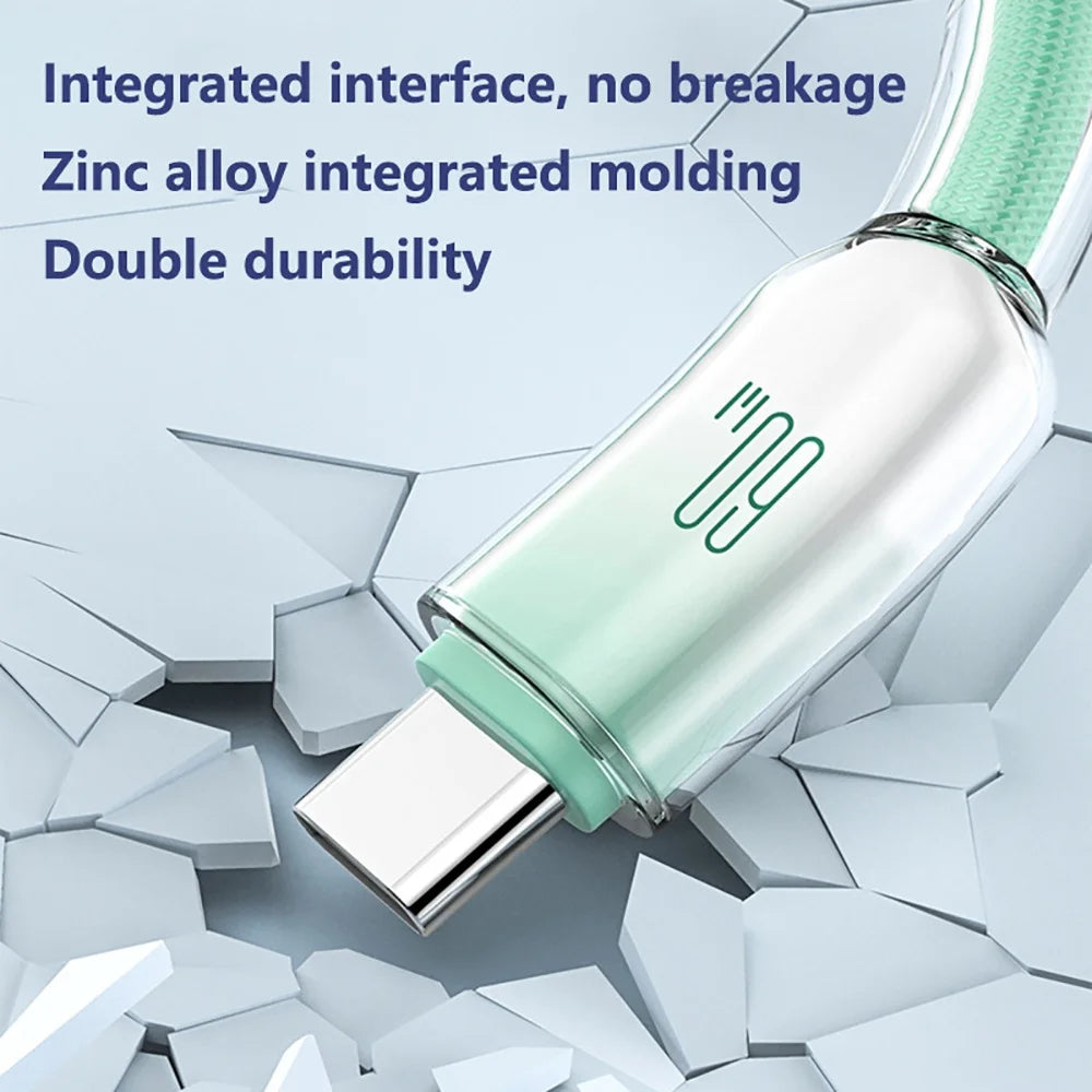 120W USB-C Fast Charging Cable | iPhone Samsung Xiaomi USB-C Charging Cable QXL