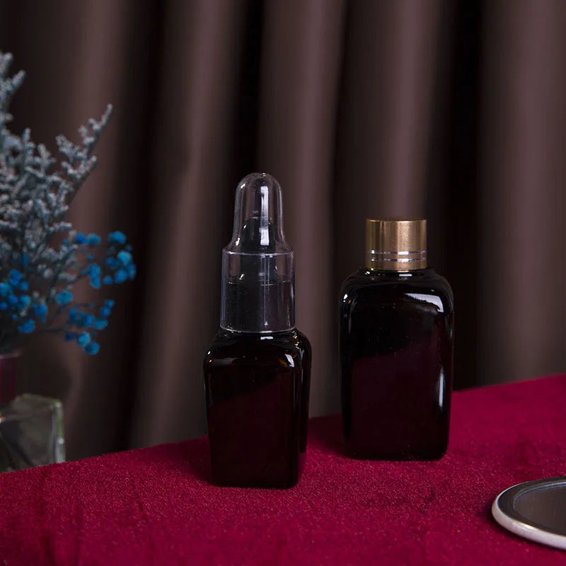 Amber Glass Dropper Bottle with Pipette | 15–100ml Glass Dropper Bottle QXL