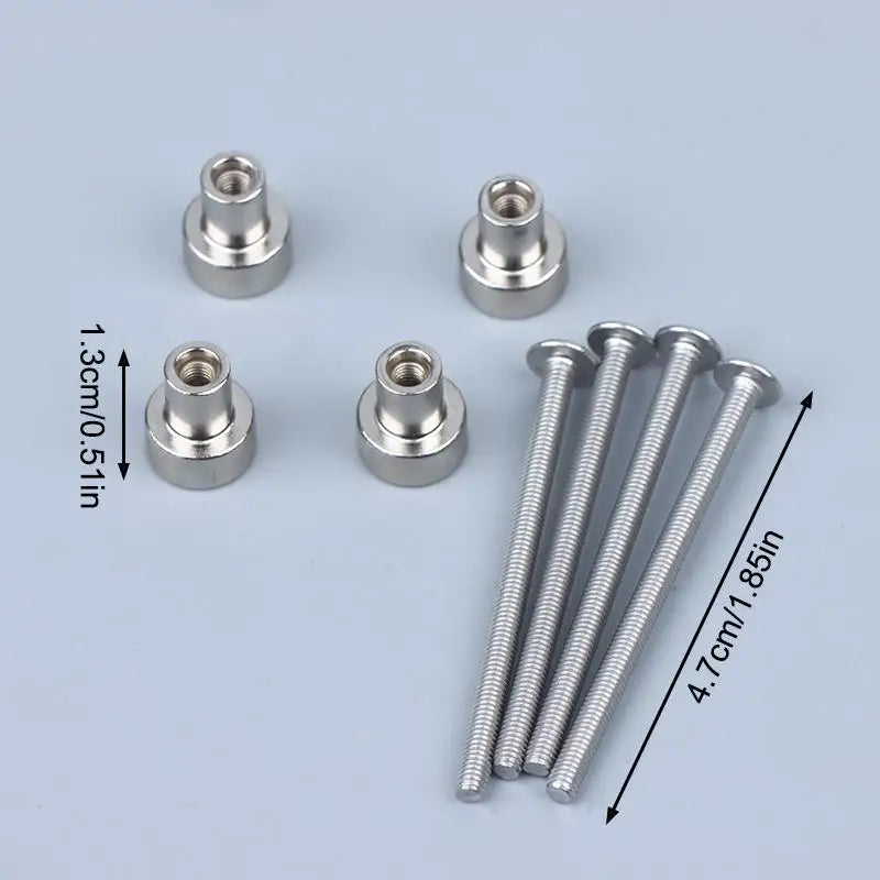 Magnetic Fan Screws & Nut Set | DIY PC Chassis Cooling Mount PC Fan Mount Set QXL A5