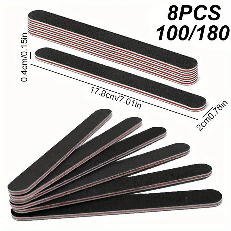 22-Pc Nail File & Manicure Set | Buffer, Cuticle & Pedicure Tools Nail Manicure Set QXL