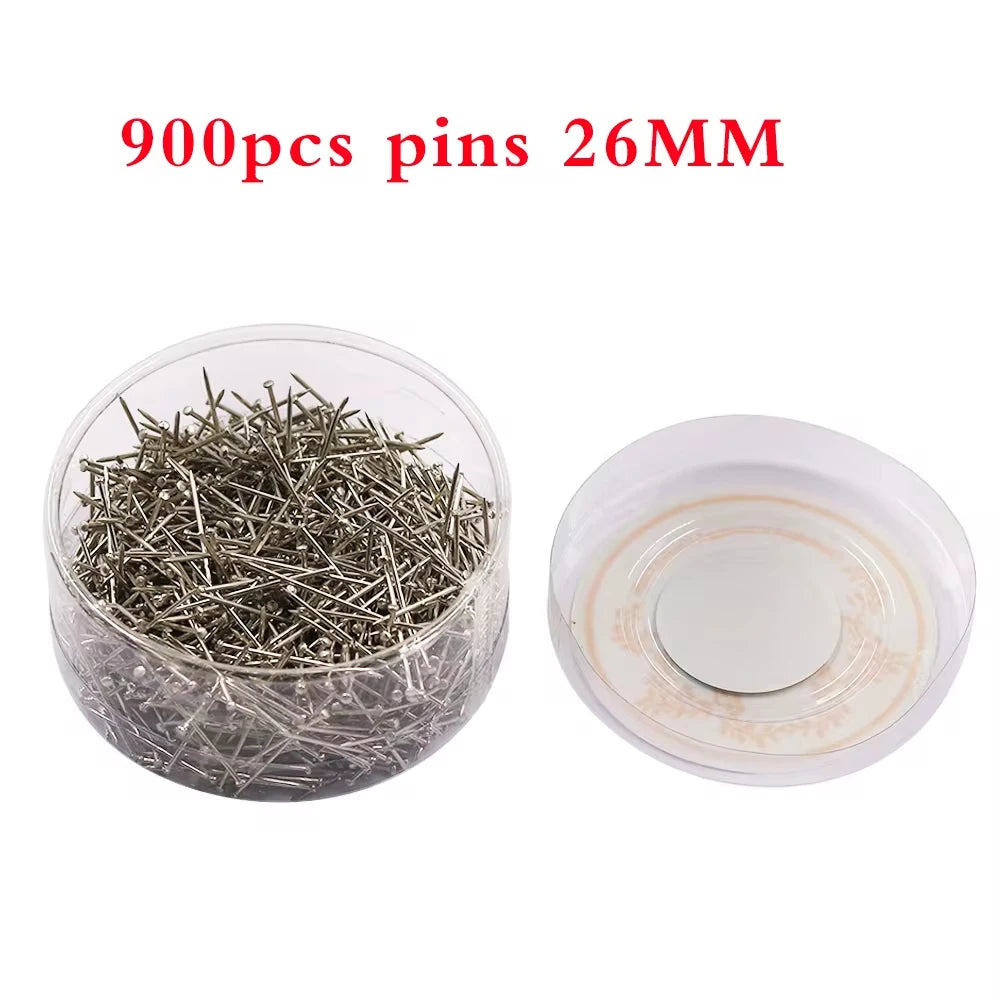 900/1000-Pack Stainless Steel Dressmaker Pins | Sewing DIY Dressmaker Sewing Pins QXL A
