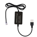 USB to RJ11 DC5521 Radar Detector Power Cable 1.5M Radar Detector Cable QXL RJ11