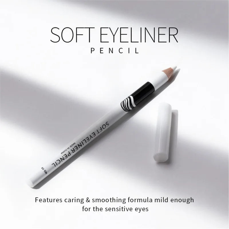 2-Pack White Eyeliner Pen | Waterproof Long-Lasting Glue Liner White Eyeliner Pen QXL