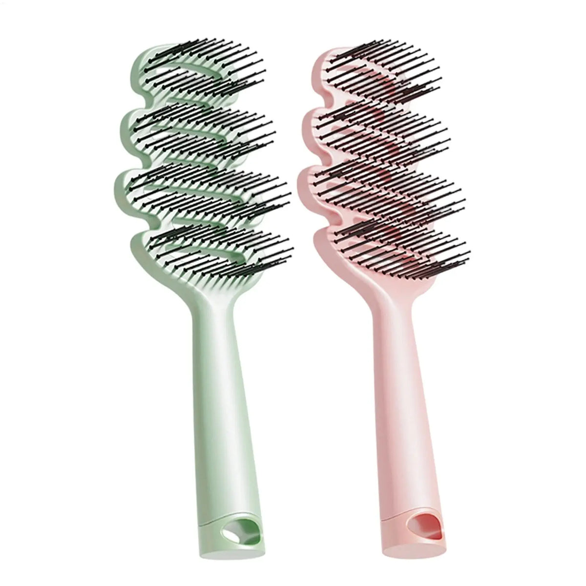 Detangling Hair Brush for Curly, Thick & Wet Hair | Salon Comb Detangling Hair Brush QXL