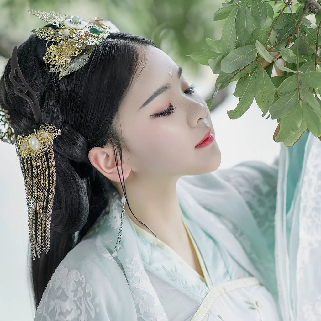 Ebony Wood Hair Stick | Chinese Vintage Hairpin for Buns Wood Hair Stick QXL