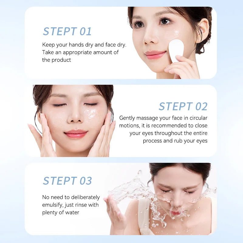 Natural 2-Step Moisturizing Makeup Remover Cream 80g Makeup Remover Cream QXL