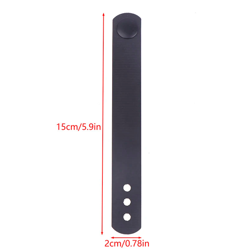 IWB Soft Belt Loops Black Rubberized Nylon | 1.25"–1.75" Belts IWB Belt Loop QXL Black