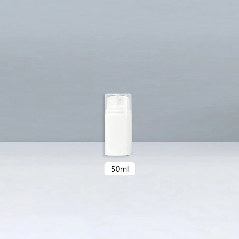 Refillable Vacuum Pump Bottles 30–150ml | Travel Dispenser Vacuum Pump Bottle QXL 50ml Transparent