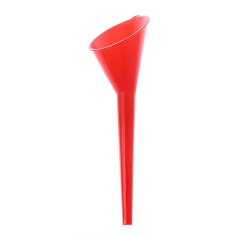 Red Plastic Fuel Funnel for Cars, Motorcycles & Farm Machinery Automotive Fuel Funnel QXL